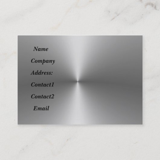 Carte De Visite perles métalliques recto-verso (Devant)