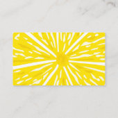 Carte De Visite Perroquet d'éleveur d'oiseaux exotiques Hyacinthe (Dos)