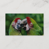 Carte De Visite Perroquets (Dos)