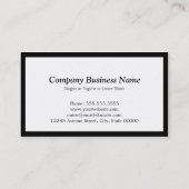 Carte De Visite Personal Shopper - Nettoyant Monogramme élégant (Dos)