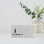 Carte De Visite Personal Trainer simple (Debout devant)