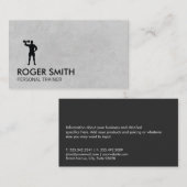 Carte De Visite Personal Trainer simple (Devant / Derrière)