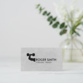 Carte De Visite Personal Trainer simple (Debout devant)