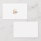 Carte De Visite Personalised Your Name, Custom Name, Birthday Gift (Devant / Derrière)