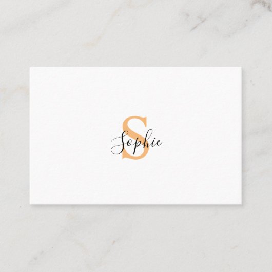 Carte De Visite Personalised Your Name, Custom Name, Birthday Gift (Devant)
