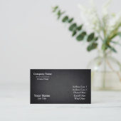 Carte De Visite Personalized Custom Your Own Grey (Debout devant)