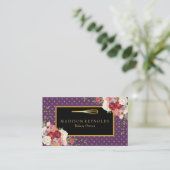 Carte De Visite Personalized Custom Your Own Photo & Text (Debout devant)