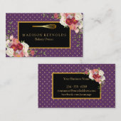 Carte De Visite Personalized Custom Your Own Photo & Text (Devant / Derrière)