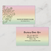 Carte De Visite Personalized Olive Branch Catering Chef (Devant / Derrière)