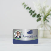 Carte De Visite Personalized Photo Tax Preparer Professional (Debout devant)