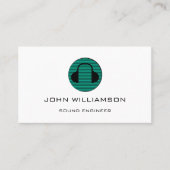 Carte De Visite Personalized Sound Engineer Audio Engineering (Devant)