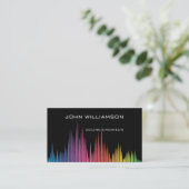 Carte De Visite Personalized Sound Engineer Audio Engineering (Debout devant)