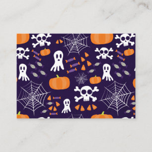 Carte De Visite Personnages amusants et effrayants d'Halloween
