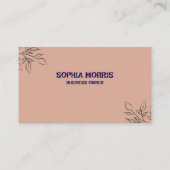 Carte de visite personnalisable (Dos)