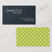 carte de visite personnalisable "Chalk Board" ! (Devant / Derrière)