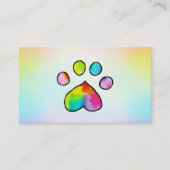 Carte de visite personnalisable coloré (Devant)