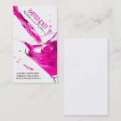 Carte de visite personnalisable de barman (Devant / Derrière)