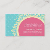 Carte de visite personnalisable de boutique de (Dos)