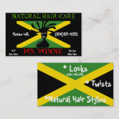 Carte de visite personnalisable de drapeau de la (Devant / Derrière)