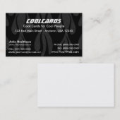 Carte de visite personnalisable de flammes (Devant / Derrière)