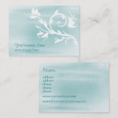 carte de visite personnalisable de flourish (Devant / Derrière)