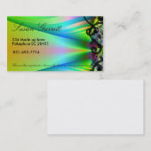 carte de visite personnalisable de fractale (Devant / Derrière)