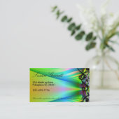 carte de visite personnalisable de fractale (Debout devant)