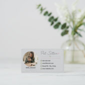Carte de visite personnalisable de gardien de comp (Debout devant)