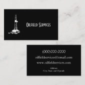 Carte de visite personnalisable de gisement de (Devant / Derrière)