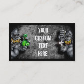 Carte de visite personnalisable de gorilles de (Dos)