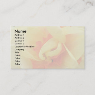 Carte de visite personnalisable de jonquille