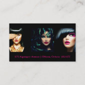 Carte de visite personnalisable de maquilleur (Dos)