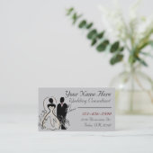 Carte de visite personnalisable de wedding planner (Debout devant)
