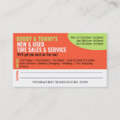 Carte de visite personnalisable des services de pn (Dos)