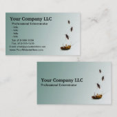 Carte de visite PERSONNALISABLE d'exterminateur (Devant / Derrière)