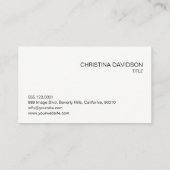 Carte de visite personnalisable, lave aquarelle (Dos)