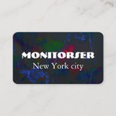Carte de visite personnalisable | Moderne (Devant)