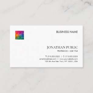 Carte De Visite Personnalisable Moderne Logo Modèle Professionnel
