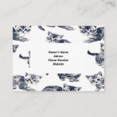 Carte de visite Personnalisable Pour Catterie (Dos)