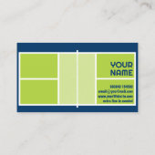 Carte De Visite Personnalisable pour entraîneur de pickleball (Dos)