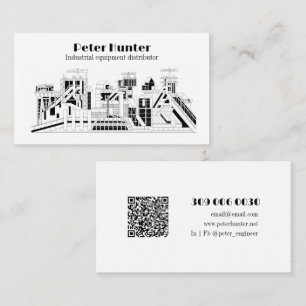 Carte de visite personnalisable pour l'industrie l