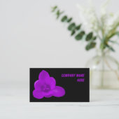 Carte de visite personnalisable Purple Crocus (Debout devant)