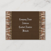 Carte De Visite Personnalisable victorien de Flambeau (Dos)