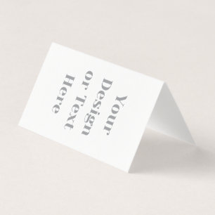 Carte De Visite Personnalisable Votre Conception ou Texte Ici Pers