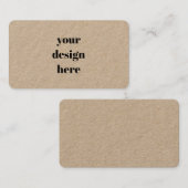 Carte De Visite Personnalisé (Devant / Derrière)