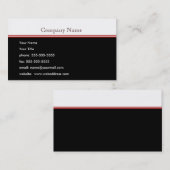 Carte de visite personnalisé (Devant / Derrière)