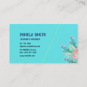 Carte de visite personnalisé (Dos)