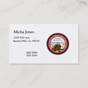 Carte De Visite Personnalisé ajoutez votre logo nommé de sécurité