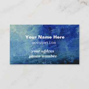 Carte De Visite Personnalisé Américain, 8,9 cm x 5,1 cm, mat stand