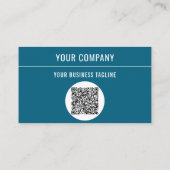 Carte de visite personnalisé avec code QR Votre pr (Dos)